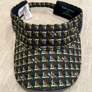 Tory Sport by Tory Burch Geometric Print Visor | OS